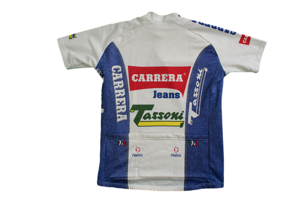 Maillot vélo rétro Nalini Carrera Jeans Tassoni Tonello Gaerne