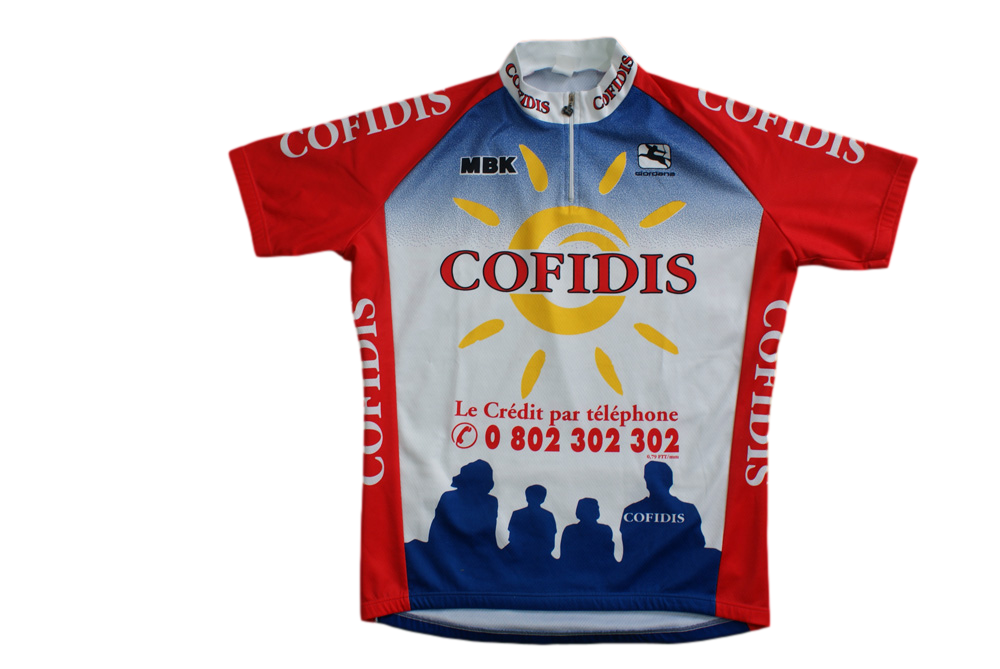 Maillot vélo rétro Giordana Cofidis MBK
