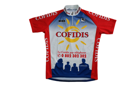 Maillot vélo rétro Giordana Cofidis MBK
