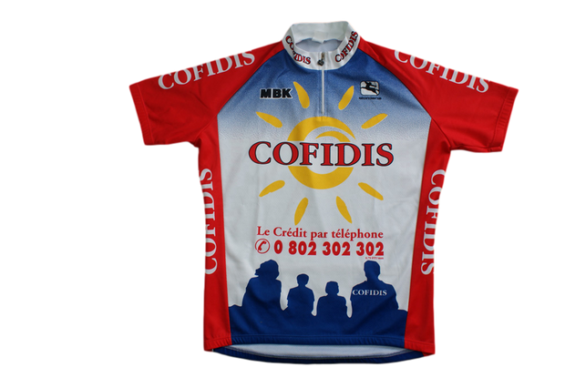 Maillot vélo rétro Giordana Cofidis MBK