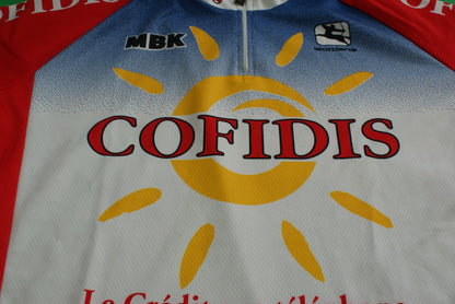 Maillot vélo rétro Giordana Cofidis MBK