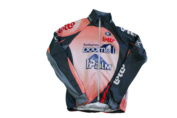 Veste cyclisme vintage Lotto Vermarc Ebac