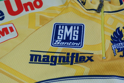 Maillot cyclisme vintage Santini Magniflex Bianchi