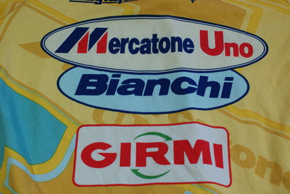 Maillot cyclisme vintage Santini Magniflex Bianchi