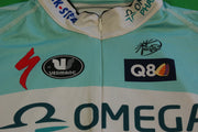 Maillot vélo vintage Omega Pharma Quick Step Vermarc Q8 UCI