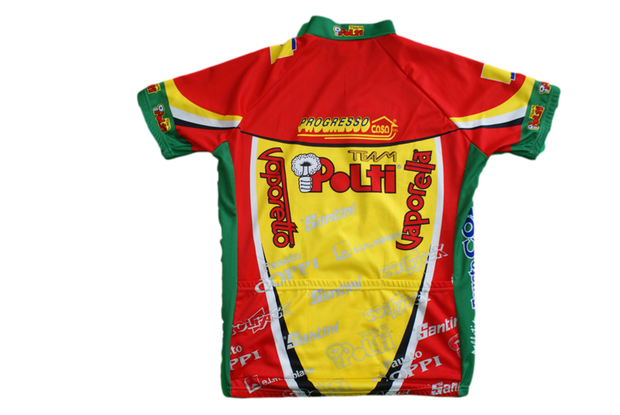 Maillot vélo rétro Santini Polti McDonald's Colpack Fausto Coppi