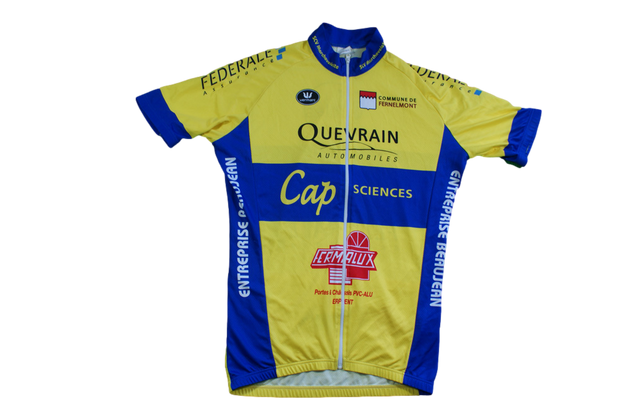 Maillot cyclisme vintage Vermarc Fernelmont Quevrain