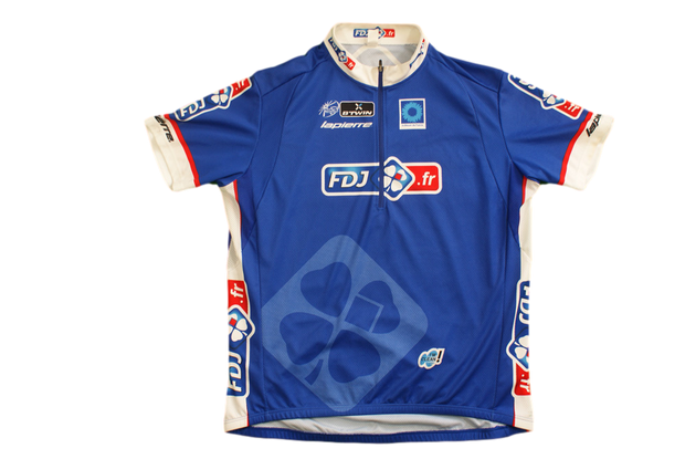 Maillot vélo rétro b'Twin Française des jeux Lapierre UCI Le bleuet de France