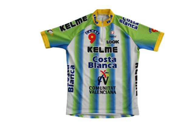 Maillot vélo rétro Nalini Kelme Costa Blanca Look Canal 9