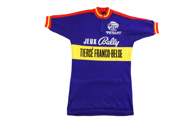 Maillot vélo rétro Jeux Bally Pesant