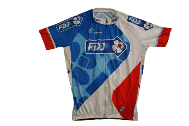 Maillot vélo rétro b'Twin Française des jeux UCI