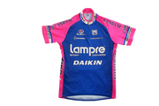 Maillot cyclisme vintage Santini Lampre Daikin