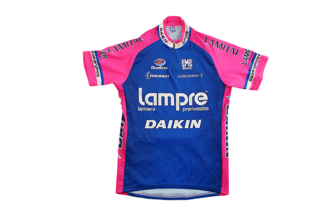 Maillot cyclisme vintage Santini Lampre Daikin