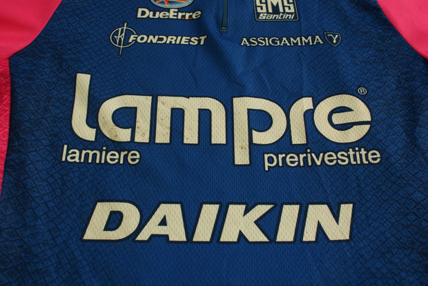 Maillot cyclisme vintage Santini Lampre Daikin