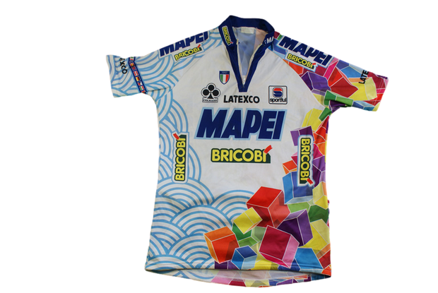 Maillot cyclisme vintage Colnago Mapei 197 Latexco Sportful