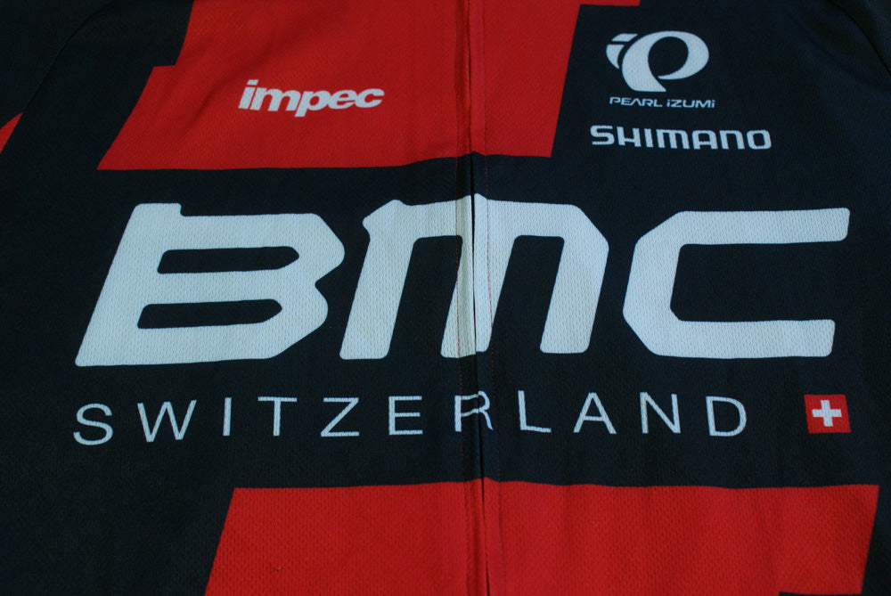 Maillot cyclisme vintage BMC Pearl iZumi Shimano