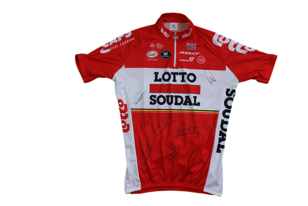 Maillot vélo rétro Vermarc Lotto Soudal UCI Ridley