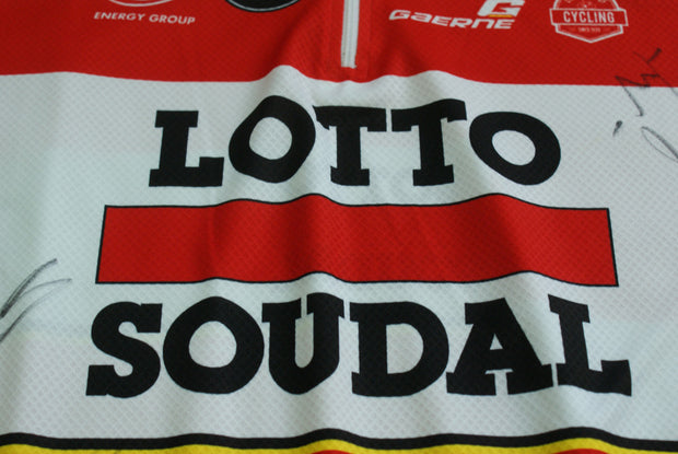 Maillot vélo rétro Vermarc Lotto Soudal UCI Ridley