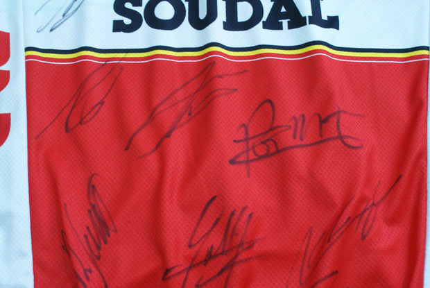 Maillot vélo rétro Vermarc Lotto Soudal UCI Ridley