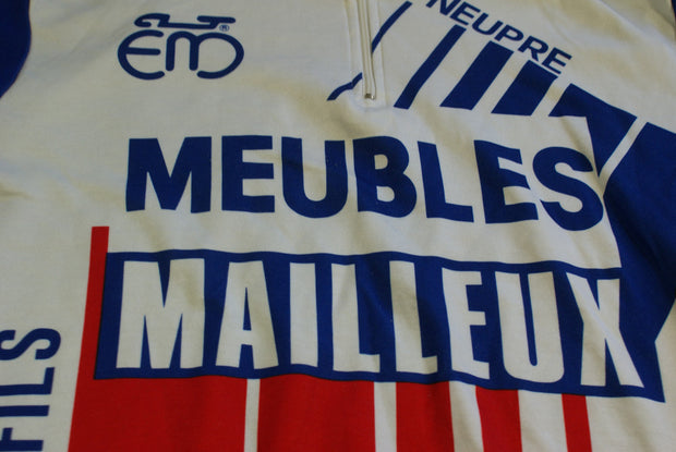 Maillot vélo rétro Eddy Merckx Meubles Mailleux