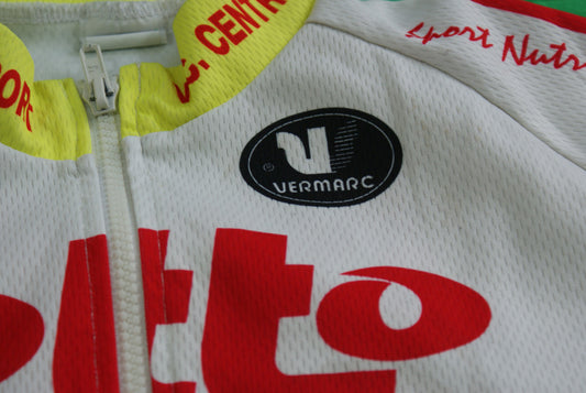 Maillot vélo vintage Vermarc Lotto Intermarché Dalkia Peugeot