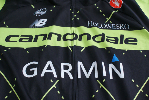 Maillot vélo rétro New Balance Cannondale Garmin UCI Castelli Holowesko