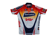 Maillot vélo vintage Vermarc Lotto Ridley UCI Davitamon