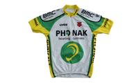 Maillot vélo rétro Descente Phonak BMC Uvex