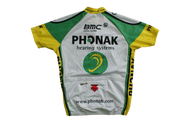 Maillot vélo rétro Descente Phonak BMC Uvex