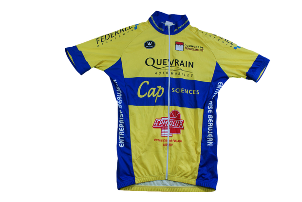 Maillot vélo rétro Fernelmont Quevrain Vermarc