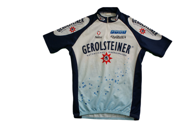 Maillot cyclisme rétro Nalini Gerolsteiner Fiat Wilier