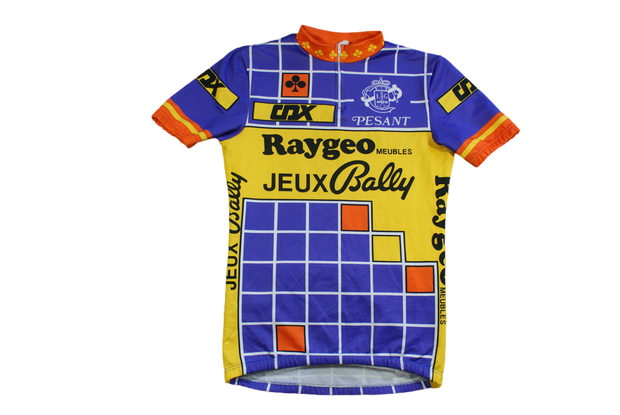 Maillot vélo rétro Jeux Bally Pesant