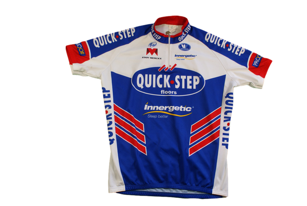 Maillot vélo rétro Quick Step Eddy Merckx UCI Vermarc