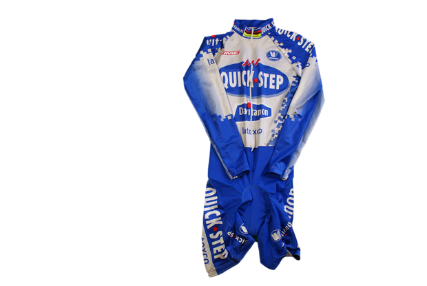 Maillot vélo rétro complet Quick Step Time Vermarc