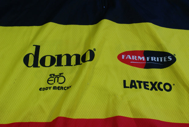 Maillot cyclisme vintage Domo Vermarc Latexco Eddy Merckx