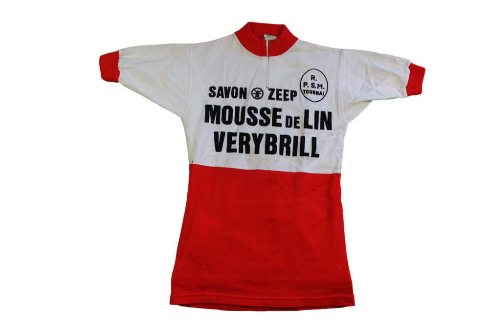 Maillot cyclisme vintage Mousse de Lin Tournai