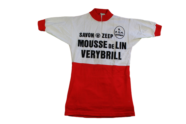 Maillot cyclisme vintage Mousse de Lin Tournai