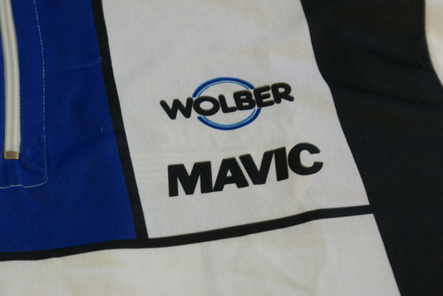 Maillot vélo rétro Wolber Anatomic Mavic