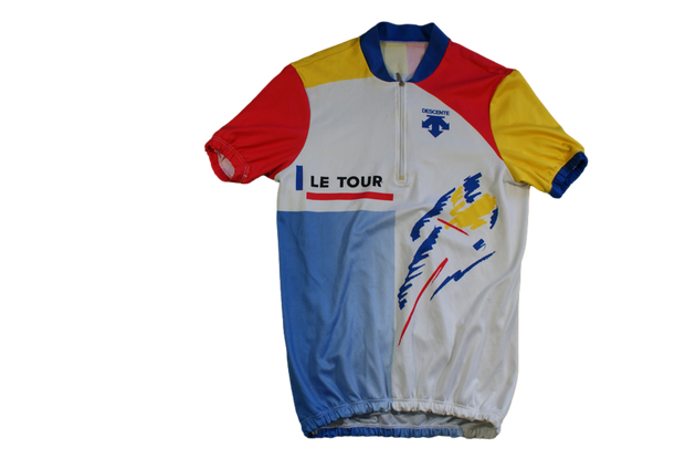 Maillot vélo rétro Descente Le Tour