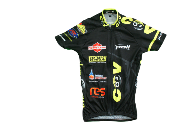 Maillot vélo rétro Poli CO2V