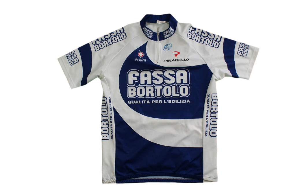 Maillot cyclisme vintage Nalini Fassa Bortolo Pinarello UCI