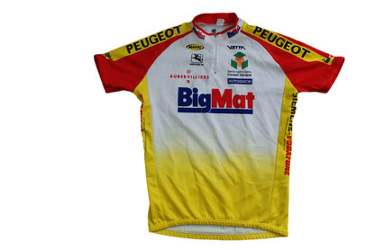 Maillot vélo vintage Giordana Bigmat Mavic Vetta Peugeot