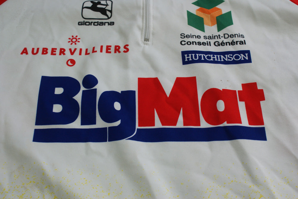Maillot vélo vintage Giordana Bigmat Mavic Vetta Peugeot