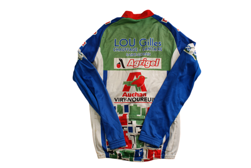 Veste vélo rétro Diffusport Agrigel Auchan Tergnier