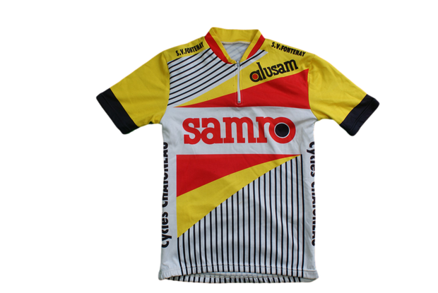 Maillot vélo rétro Samro Alusam