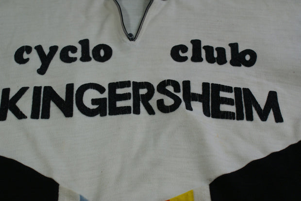 Maillot vélo rétro Cyclo club Kingersheim