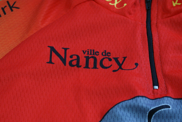 Maillot vélo vintage ville de Nancy Karlsruhe