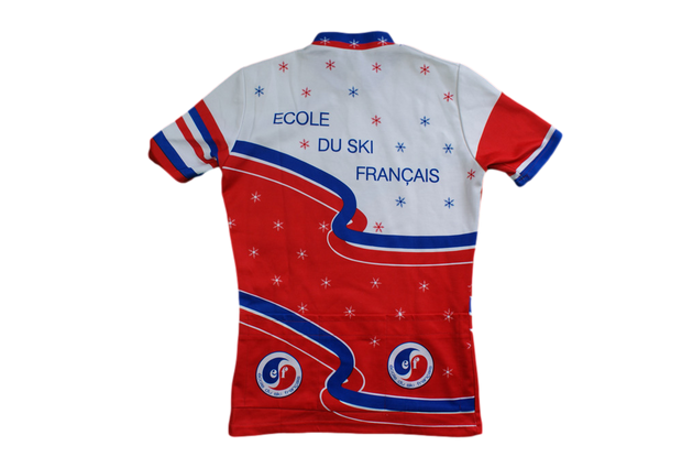 Maillot vélo vintage Servary Ecole du ski français ESF