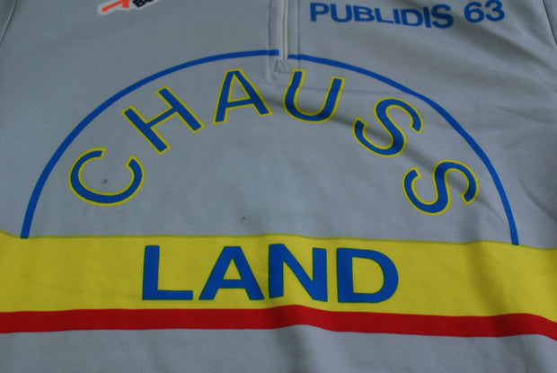 Maillot vélo rétro Chauss Land Bonin Publidis 63