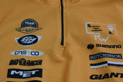 Maillot vélo rétro Bio racer Shimano Giant Michelin